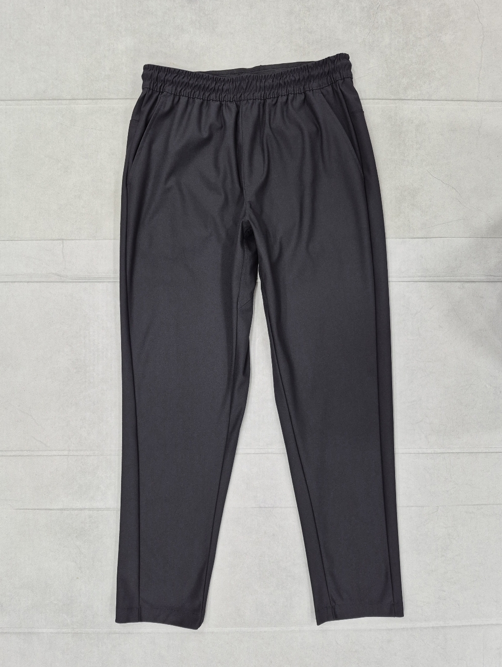 Quicksilver athletic pants men's medium black pull on elastic & drawstring waist
